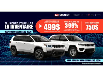 JEEP CHEROKEE & JEEP GRAND CHEROKEE 2026 !
