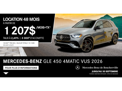 GLE 450 4MATIC VUS 2026