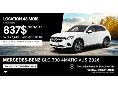 GLC 300 4MATIC VUS 2026