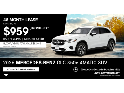 2026 GLC 350e 4MATIC SUV