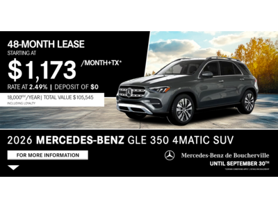 2026 GLE 350 4MATIC