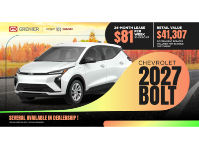 2027 BOLT !