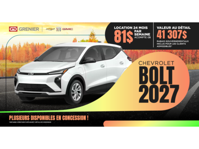 BOLT 2027 !