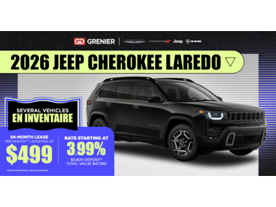 2026 JEEP CHEROKEE LAREDO !