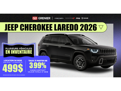 JEEP CHEROKEE LAREDO 2026 !