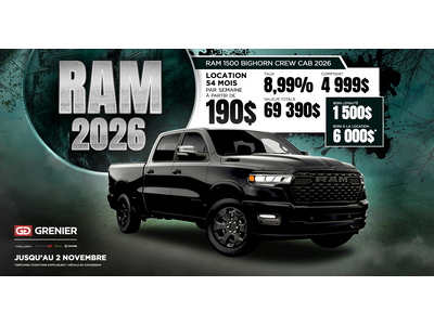 DÉCOUVREZ NOS RAM 2026 !