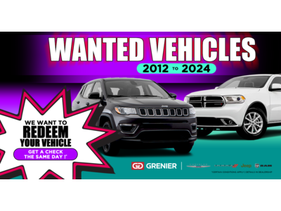 WANTED VEHICLES !