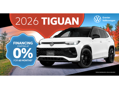 DRIVE THE 2026 TIGUAN !