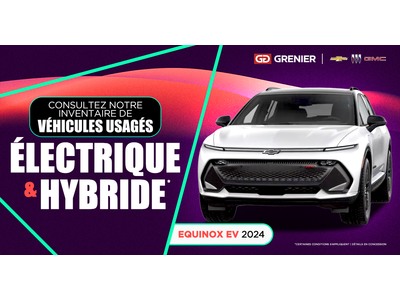 VÉHICULES ÉLECTRIQUES ET HYBRIDES USAGÉS !