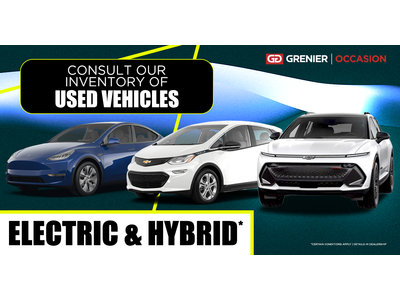 USED ELECTRIC AND HYBRID VEHICLES !