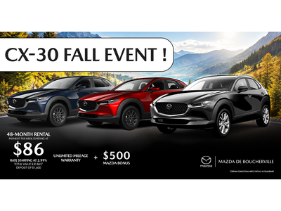 CX-30 FALL EVENT !