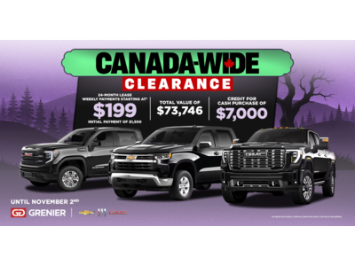 CANADA-WIDE CLEARANCE !