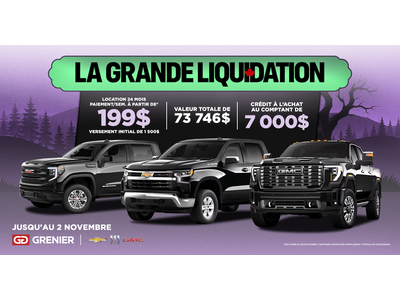 LA GRANDE LIQUIDATION !