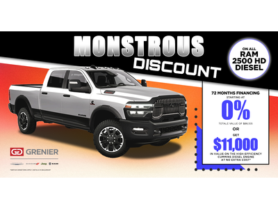 MONSTROUS DISCOUNT !
