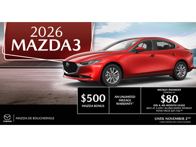 2026 MAZDA3 !