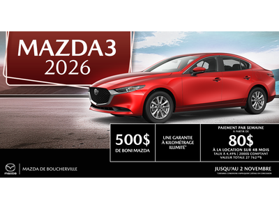 MAZDA3 2026 !