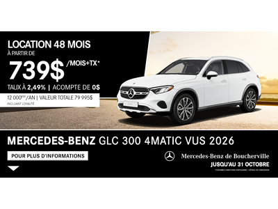 GLC 300 4MATIC VUS 2026