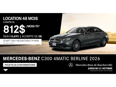 C300 4MATIC BERLINE 2026