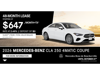 2026 CLA 250 4MATIC COUPE