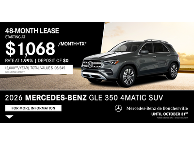 2026 GLE 350 4MATIC