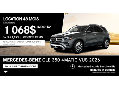 GLE 350 4MATIC 2026