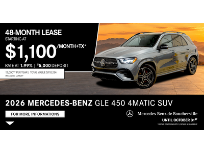 2026 SUV GLE 450 4MATIC