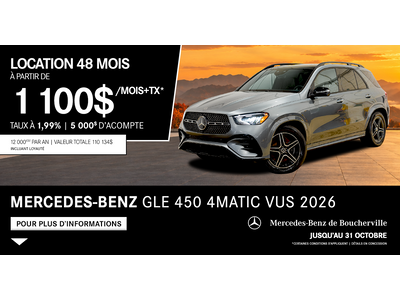 GLE 450 4MATIC VUS 2026
