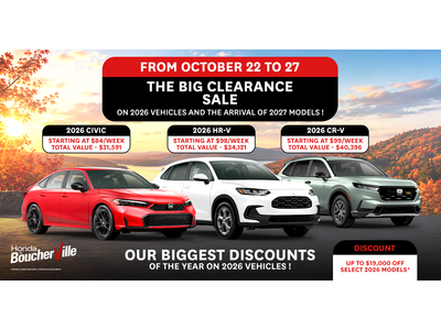 THE BIG CLEARANCE SALE !