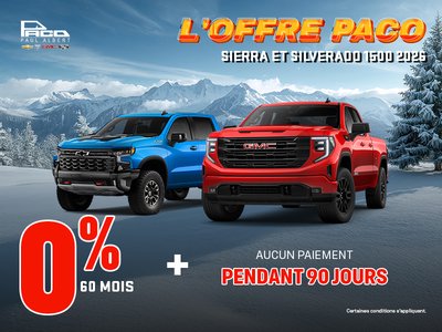 Sierra et Silverado 1500 2026
