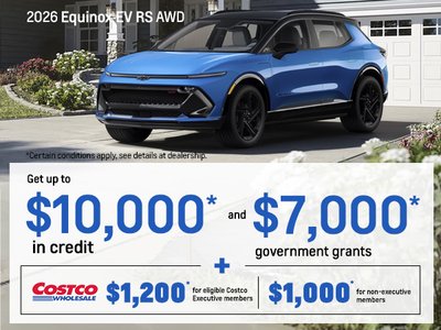 Get the 2026 Chevrolet Equinox EV RS AWD