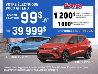 L'électrique à 99 $/sem. Branché, non?