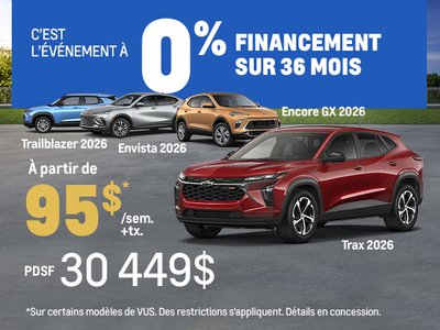 Votre VUS compact à 95 $/sem.