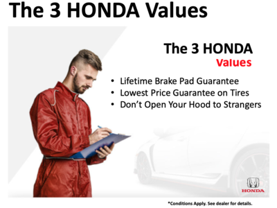 The 3 Honda Values