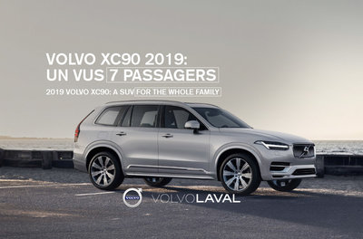 Volvo XC90 2019 : un VUS sept passagers
