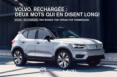 Volvo. Recharged. - Two Words That Speak for Themselves!