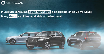 Plusieurs véhicules démonstrateurs chez Volvo Laval