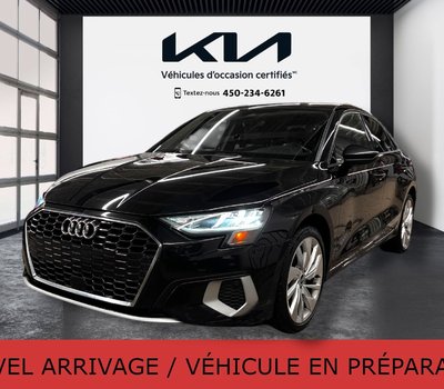 Audi A3 Sedan Komfort, 8 PNEUS ET 8 MAGS, AWD, CUIR, TOIT 2022 ICI PAS DE CACHETTE