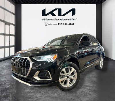 Audi Q3 Komfort, AUCUN ACCIDENT, TOIT, MAGS, APPLE CARPLAY 2021 ICI PAS DE CACHETTE