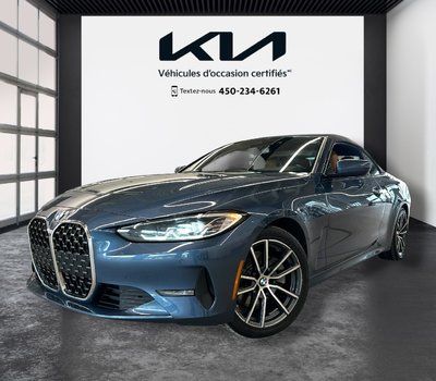 BMW 4 Series 430i xDrive, JAMAIS ACCIDENTÉ, CUIR, GPS, AWD 2022 *** TAUX A PARTIR DE 5.99% ***