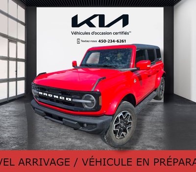 Ford Bronco Outer Banks, JAMAIS ACCIDENTÉ, CUIR, HITCH, 4X4 2022 ICI PAS DE CACHETTE