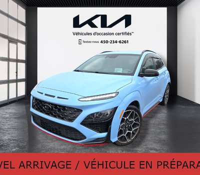 Hyundai Kona N JAMAIS ACCIDENTÉ, CUIR/SUEDE, GPS, MAGS 2022 *** SEULEMENT 44 335 KM***