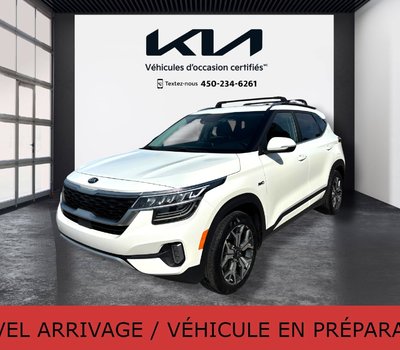 Kia Seltos Ex Premium, AWD, CUIR, TOIT, GPS, MAGS 2021 ICI PAS DE CACHETTE