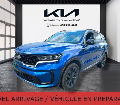 Kia Sorento EX-T, JAMAIS ACCIDENTÉ, 6 PASSAGERS, CUIR 2021 ICI PAS DE CACHETTE