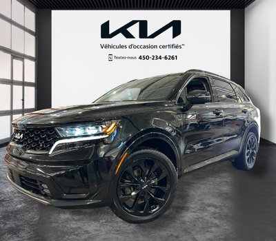 Kia Sorento SX, JAMAIS ACCIDENTÉ, 6 PASSAGERS, AWD, CUIR 2023 INTÉRIEUR ROUGE