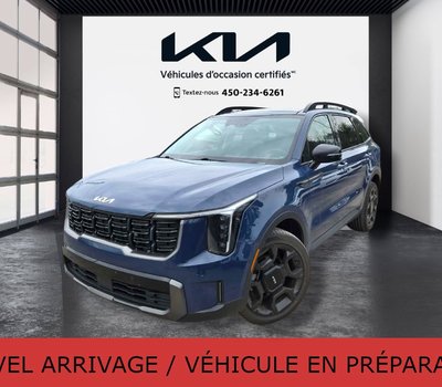 Kia Sorento X-LINE, JAMAIS ACCIDENTÉ, CUIR, AWD, TOIT, 6 PASS 2024 *** TAUX A PARTIR DE 3.99% ***