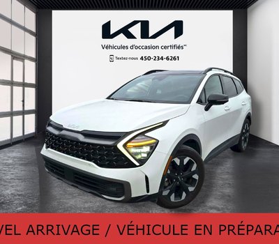 Kia Sportage X-Line Limited, JAMAIS ACCIDENTÉ, 8 PNEUS, CUIR 2023 ICI PAS DE CACHETTE