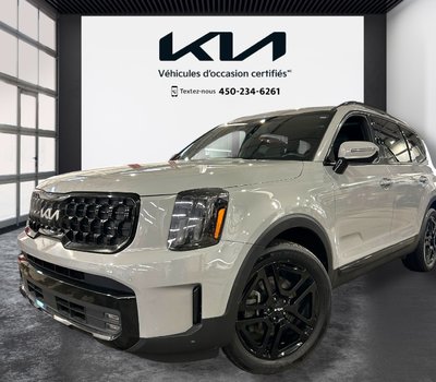 Kia Telluride X-LINE, JAMAIS ACCIDENTÉ, ENSEMBLE  D'HIVER 2024 ICI PAS DE CACHETTE