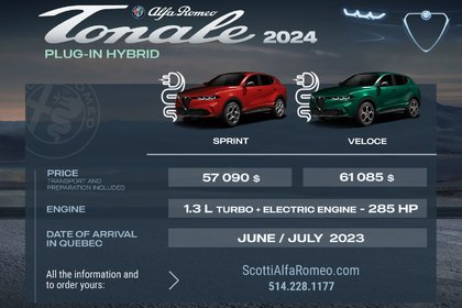 2023 Alfa Romeo Tonale - Details Now Available