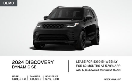 Lease a 2024 Discovery Dynamic SE P360 for $399 bi-weekly*