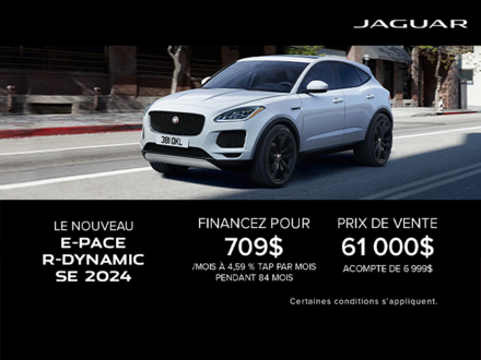 Le Jaguar E-PACE 2024